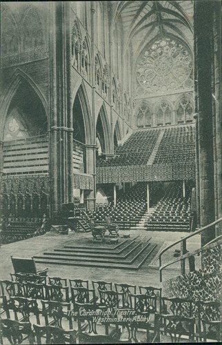 Postcard westminster abbey - westminster,