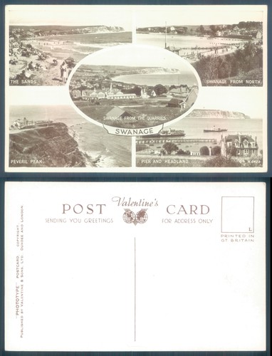 Postcard swanage seaside - postcard,
