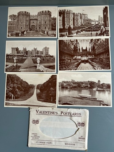 Six vintage valentines - six,