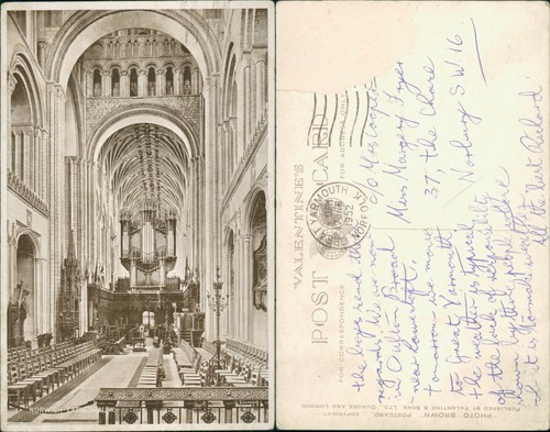 Postcard norwich cathedral - norwich,