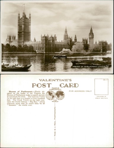 Postcard london houses - postcard,