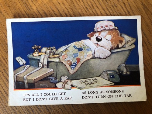 Valentines chummy post card - valentines,