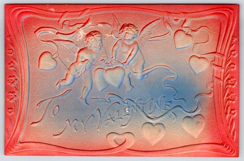 1908 valentine cherubs - valentine,