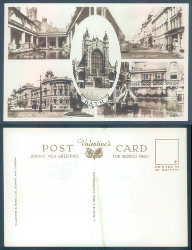 Postcard bath architectural - bath,