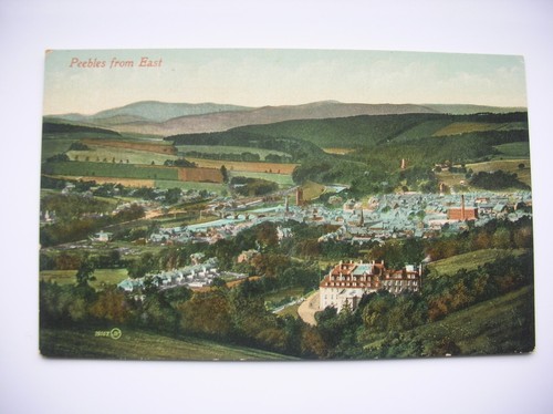 Peebles postcard from - postcard,
