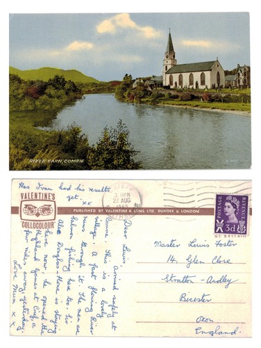 Vintage postcard river earn - vintage,