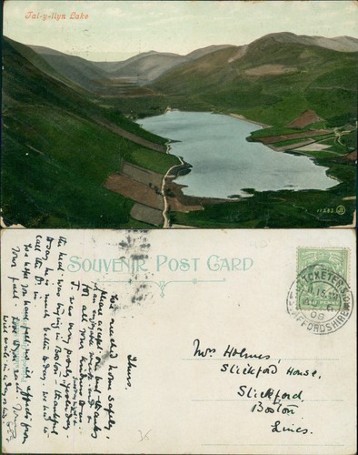 Postcard tal llyn lake - tal, 11283