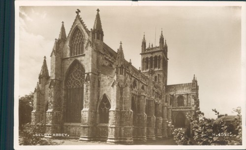 Real photo selby abbey - , 1956