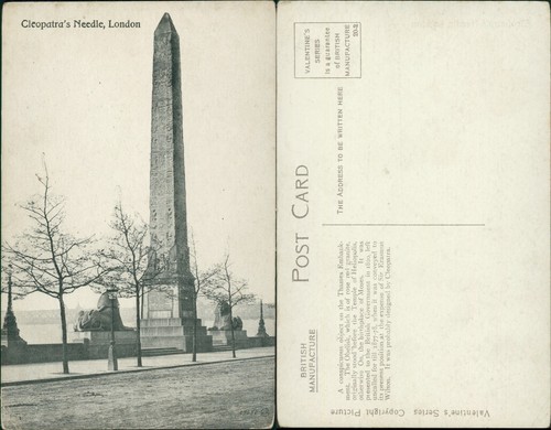 Postcard london cleopatras - london,