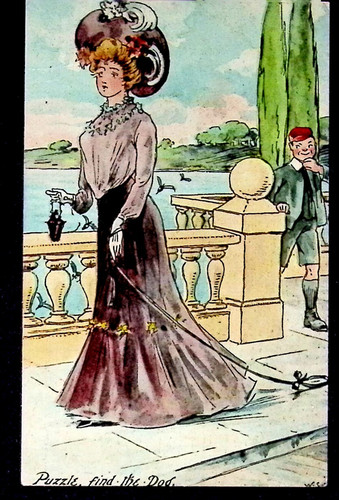 Novelty postcard c1900 - novelty,