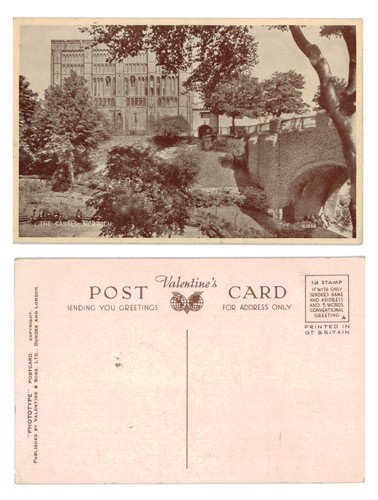 Vintage postcard the castle - postcard,