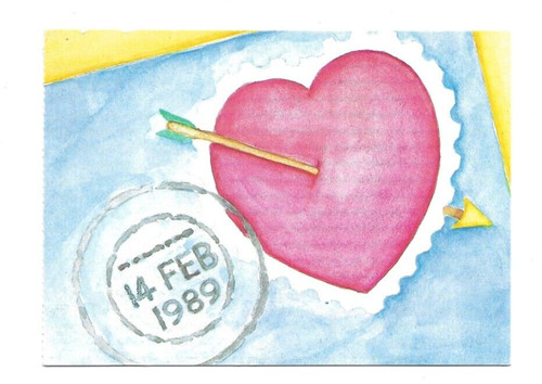 Valentines day postcard - st.,
