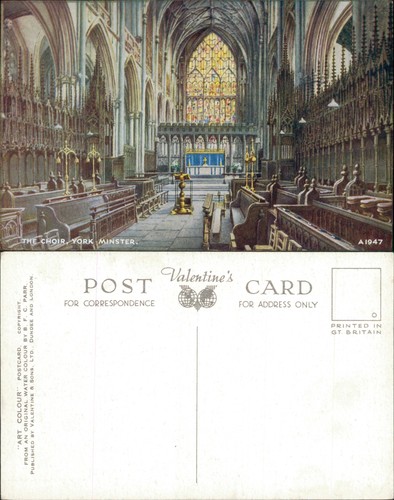 Postcard york minster the - minster,