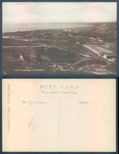 Postcard swansea panoramic - swansea,