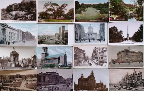 Topographical postcards - topographical,