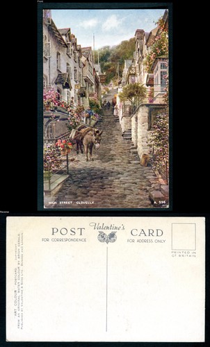 High street clovelly - street,