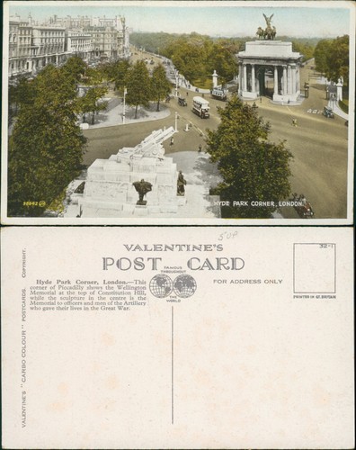 Postcard london hyde park - postcard,