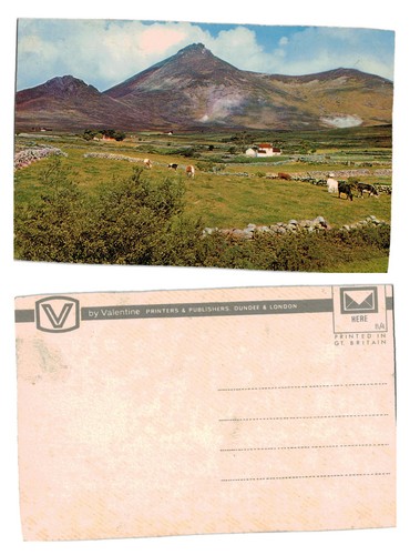 Postcard mountains and rural - postcard,