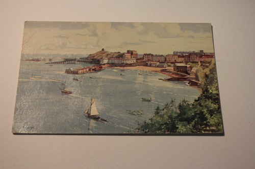 Vintage postcard tenby - postcard,