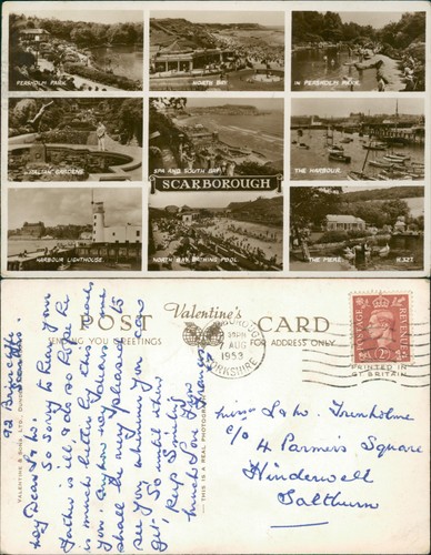 Postcard scarborough views - postcard, 9