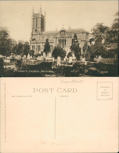 Postcard andover mary s - st, mary's