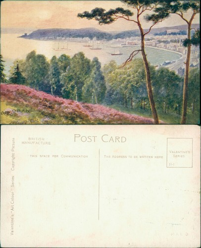 Postcard oban valentines - postcard,